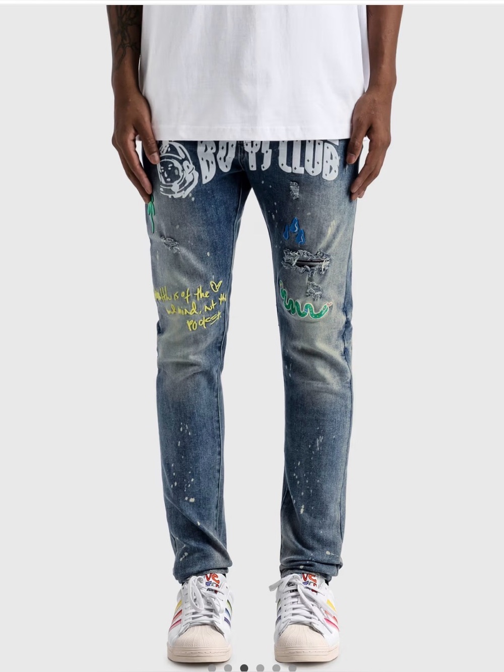 Billionaire Boys Club | Men's BB Trek Patch Jeans in Martian 38 (36x32) - Picture 2 of 15